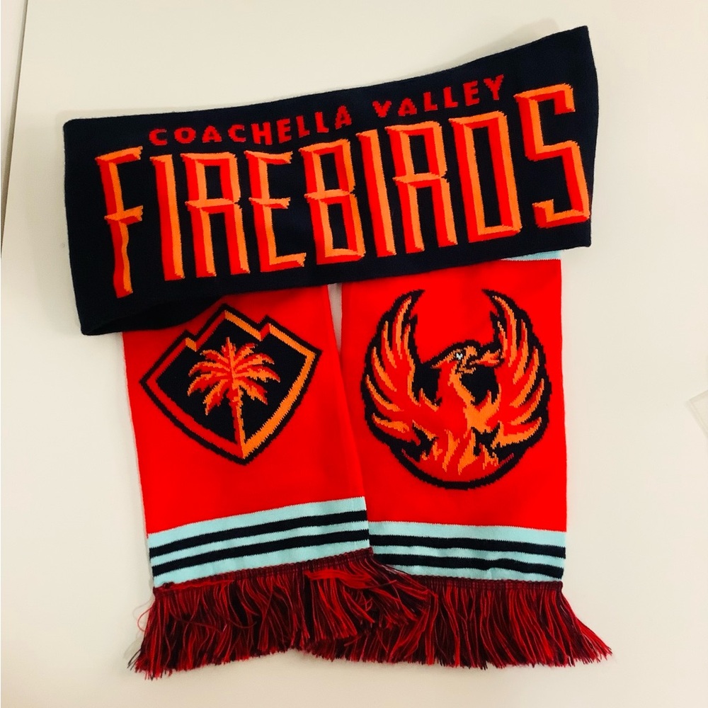 Coachella Valley Firebirds Red Jersey Scarf 🧣 UNISEX